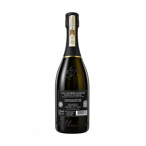 Vedova Valdobbiadene Prosecco Superiore DOCG Extra Dry 750ml 11% — back view