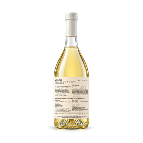 Vivens Chinuri Semi Sparkling Wine 750ml bottle from Mukhrani Valley, Georgia