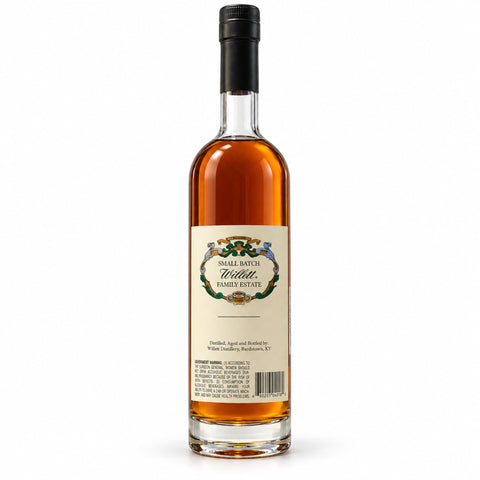 Willett Family Estate Rye Whiskey 750ml bottle at 53.3% ABV, a Kentucky straight rye from Willett Distillery, product photo.